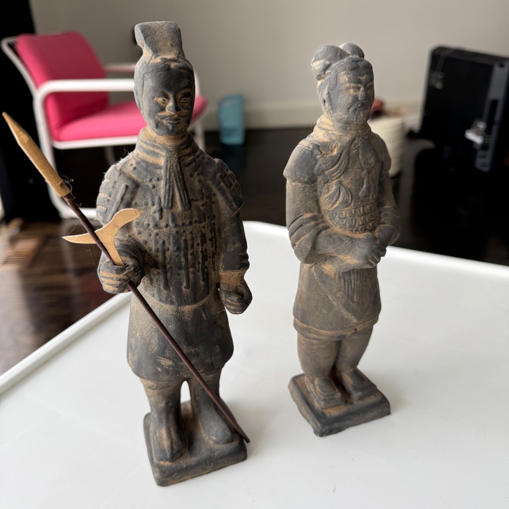 Clay Warrior Figurines